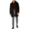 thumbnail image 1 of INC - Vestido de abrigo de piel sintÃ©tica para hombre, negro, extragrande I-N-C Sobretodo, 1 of 2