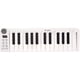 thumbnail image 1 of Miniteclado MIDI M-VAVE de 25 teclas con batería inalámbrica, color blanco, 1 of 9