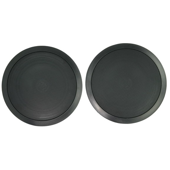 (2) Rockville CC80T Black 8" Commercial 70v Ceiling Speakers For Restaurant/Bar