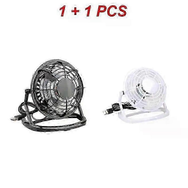 2025 1~4PCS Portable 4 inch USB Mini Fan DC 5V Small Desk Fan 4 Blades Cooler Cooling Fan Mini Super Mute Silent Fans