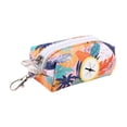 thumbnail image 3 of Bolso de residuos para mascotas Poops de perro soporte para perros, con portador de bolsas reutilizable con recipiente con cremallera para accesorios Naranja colorida, 3 of 8