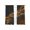 Brown, variant on Green Marble Sheer Curtains 63 Inch Length 2 Panels Set, Gold Abstract Vintage Modern Ombre Art Voile Window Treatment Rod Pocket Curtains Sheers Drapes for Bedroom/Living Room/Kitchen 52x"63"x2