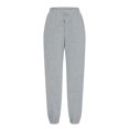 thumbnail image 6 of aidice Fleece Jogger Pants for Women Athletic Sweatpants High Waisted Fall Casual Trackpants Cinch Bottom Trousers, 6 of 7