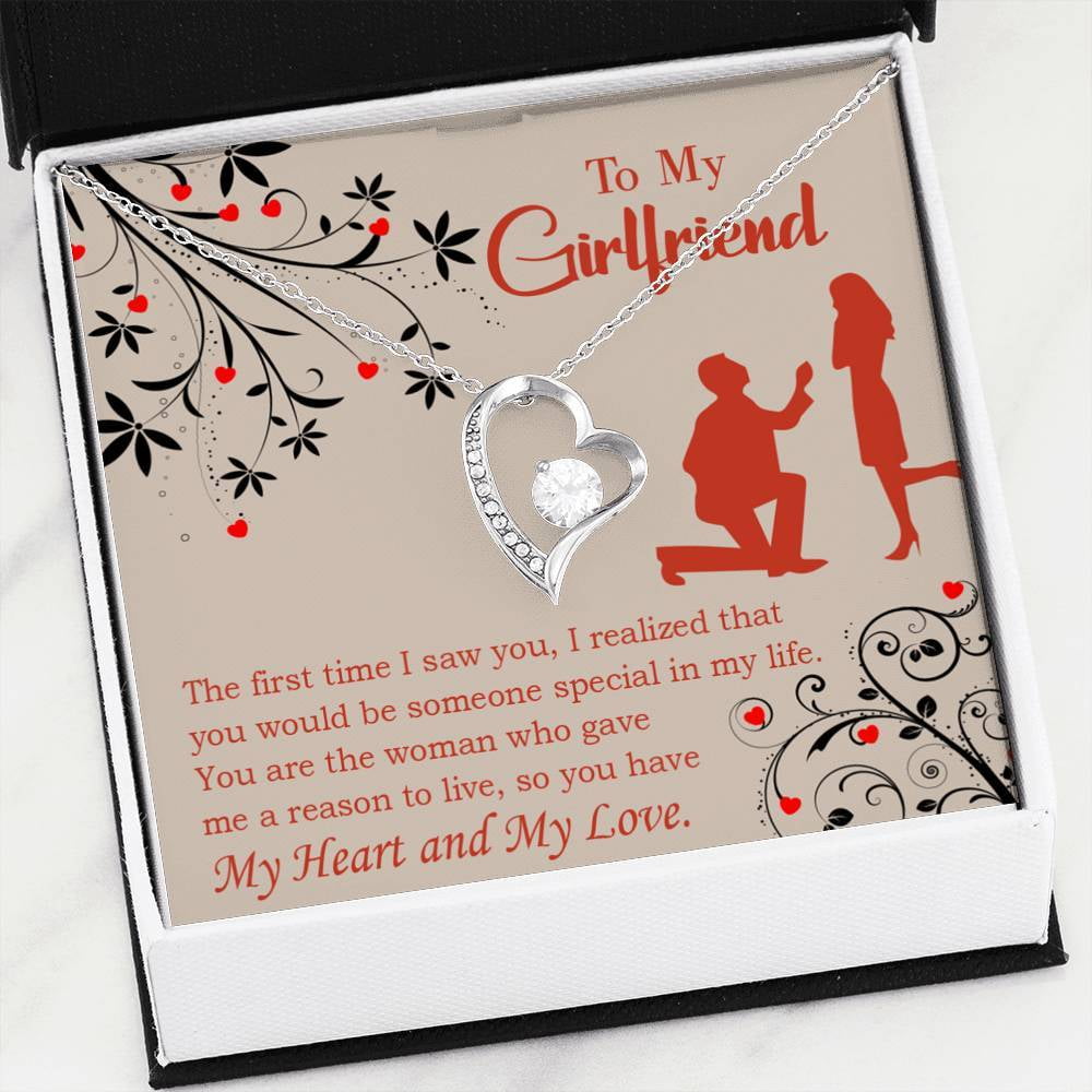 Express Your Love Gifts Girlfriend Birthday Gift You Make My Day 18k Gold or Stainless Steel 18 Necklace Girlfriend Gift
