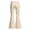 7-Khaki, variant on Girls High Waisted Flare Pants Uniform School Pants Kids Flare Bell Bottoms Casual Trousers 13-14 Years