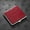 red, variant on Crocodile patterned leather cigarette box made of imitation leather material, pack of 20 cigarettes (red)