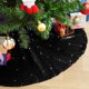 thumbnail image 1 of Falda B-COOL para árbol de Navidad, lentejuelas negras, 122 cm de diámetro, 1 of 7