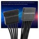 thumbnail image 4 of 5 Pin To 3 SATA Hard Drive HDD Power Cable V550 V650 V750 V850 V1000 V1000 Modular Power Supply, 4 of 5