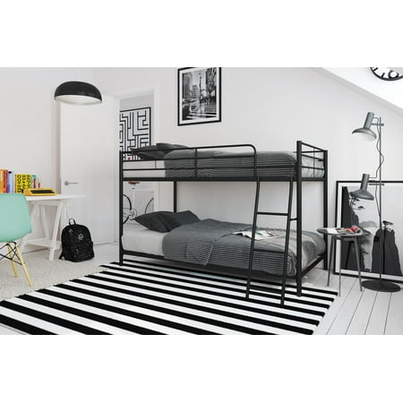 Mainstays Small Space Twin over Twin Bunk Bed, Multiple (Best Twin Over Twin Bunk Beds)