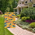 thumbnail image 2 of Yayeee Garden Flag 12" x 18" Double Sided Outdoor Yard Lawn Holiday Decorations, Yellow Sardines Pattern, 2 of 6