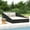 Black, variant on vidaXL Patio Bed Outdoor Rattan Daybed Sunbed Wicker Furniture Poly Rattan