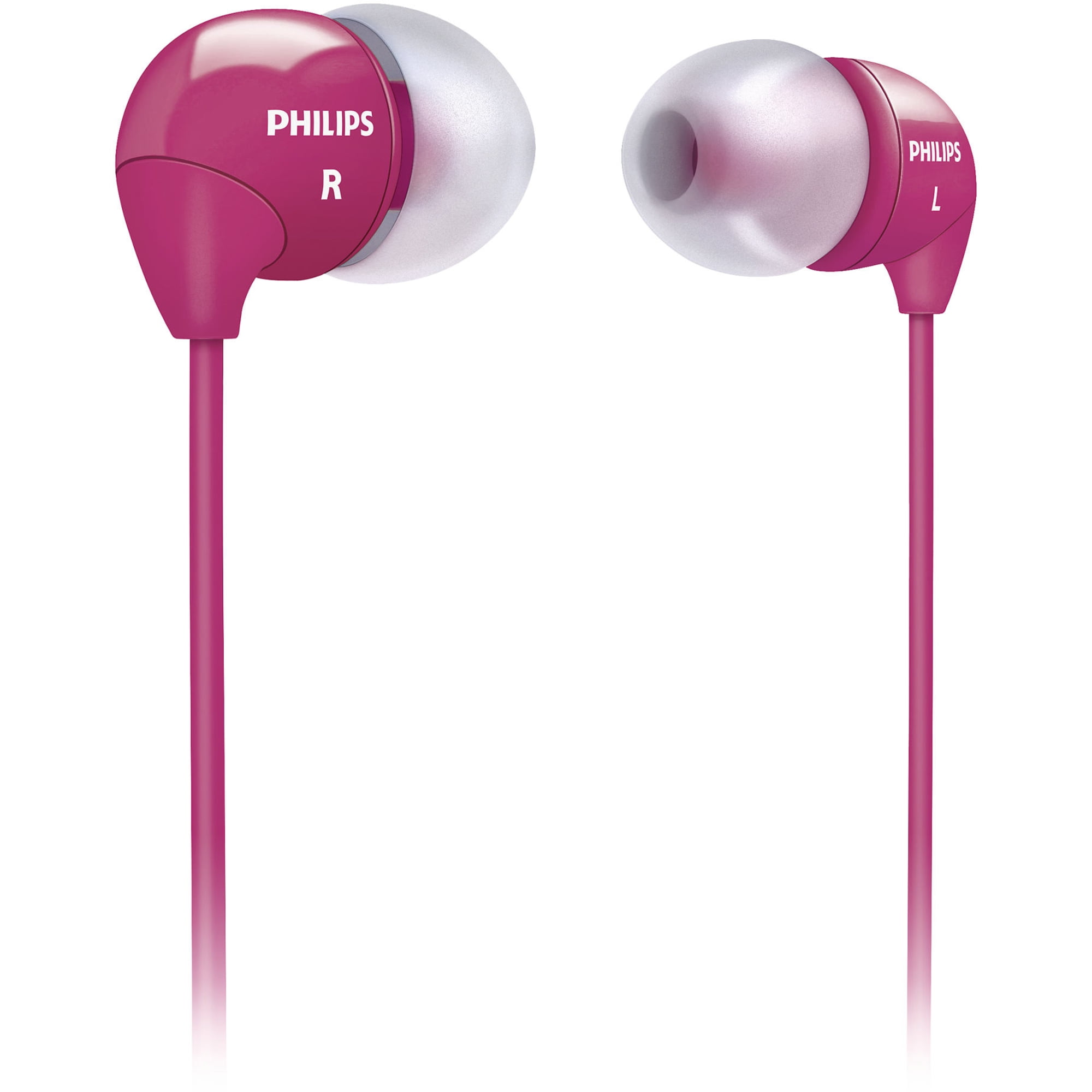 Philips Beats n' Bass SHE3590PK/10 In-Ear Headphones (Pink Philips Beats n' Bass SHE3590PK/10 In-Ear Headphones (Pink