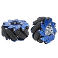 thumbnail image 1 of Macanum Wheel, Industrial Robot Accessories,  Friction 4in Macanum Wheel, With TPU Rubber Rollers Replacement For Robot DIY Industry, 1 of 8