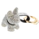 thumbnail image 2 of BRIGHTFUFU Drinestone Dog Cadena de llave de llave de llave mochila mochila colgante decoración de adornos, 2 of 7