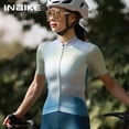 thumbnail image 4 of INBIKE 2024 Maillot de ciclismo de manga corta de verano para mujer, ropa de ciclismo de montaña y carretera, maillot de bicicleta con bolsillos, 4 of 5