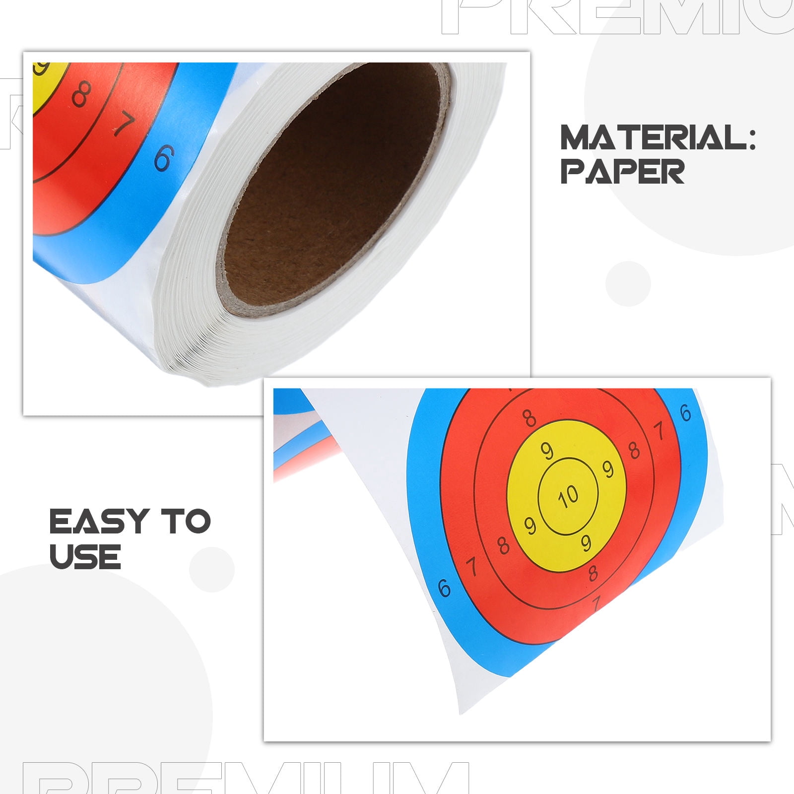 OUNONA Fluorescent Target Stickers for Shooting with Glow in Dark Feature and Easy Application