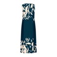 thumbnail image 5 of FcBaudy Robe Sans Manches Col Rond, Robes d'Été pour Femmes, Robes Femmes Robe Longue Imprimée Sans Manches et en Lin Col Rond Robe Femmes, 5 of 5
