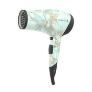 Remington Travel Size Mid-Size Ceramic Hair Dryer, Ionic, 1875 Watts, Aqua Marble