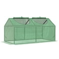 thumbnail image 2 of Outsunny 4' x 2' x 2' Mini Greenhouse with 2 Top Windows, Green, 2 of 9