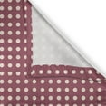 thumbnail image 4 of Ambesonne Polka Dots Window Valance, Bicolor Print with Dots, 54" X 12", Mauve Taupe Champagne, 4 of 5