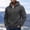 Gray, variant on Xdegoge Mens Full Zip Up Hoodie Athletic Sweatshirt Jacket with Drawstring and Chest Zipper Pocket Casual Fall Winter Activewear Outerwear Coat