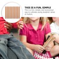 thumbnail image 3 of CTIRCHIU 1 Set Rhythm Sticks Light Yellow for Rhythm Training Toddlers Musical Instruments, 3 of 6