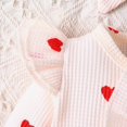 thumbnail image 6 of Ruyang Baby Girls Cute Ruffle Jumpsuit Plain Cotton Bodysuit Bowknot Headband Zipper Long Sleeve Fall Winter Outfit, 6 of 8