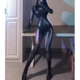 thumbnail image 4 of Sexy Black Cat Superhero Cosplay Costume For Spider Women Halloween Costume Christmas 3d Printing Tight Jumpuit Bodysuit Toys, 4 of 5