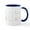 White/Navy Inside, variant on CafePress - Easter Bunnies Mugs - 11 oz Ceramic Mug - Novelty Coffee Tea Cup