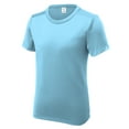 thumbnail image 1 of Gravity Threads UV Protection Poly Pro Youth Tee, Light Blue M, 1 of 1