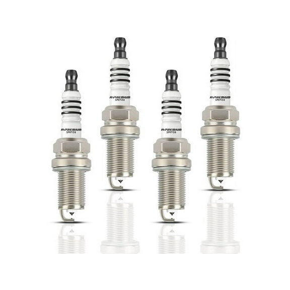 Spark Plug Set 4 - Compatible with 2002 - 2011 Honda Civic 2003 2004 2005 2006 2007 2008 2009 2010