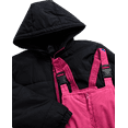 thumbnail image 5 of Arctic Hero Kids' Ski Set – 2 Piece Unisex Insulated Waterproof Snow Bib & Hooded Jacket (4-18), 5 of 7