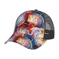 thumbnail image 7 of Picia Hawaiian Style Pattern Trucker Hat,Baseball Cap,Sun Protection Cap,Stylish Headwear,Leisure Cap,Outdoor Sports Cap, 7 of 7