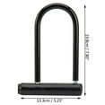 OUSITAID Bike ULock Heavy Duty Bicycle Locks Anti Theft Bicycle Secure