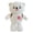 White, variant on Milk and Mocha Bear Plush 13.8 Inch Standing Character Figure, Soft Stuffed Animal for Fans and Collectors, Decorative White and Brown Plushie for Home Decor, 1pc