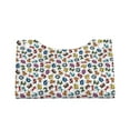 thumbnail image 4 of Lsque Colorful Numbers Printed Long Tissue Box Cover Holder, Facial Paper Organizer Dispenser,Triangle with Bottom Belt, PVC Leather Decorative Organizer, 4 of 9