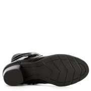 Medicus Womens Selina Leather Slouch Ankle Boot Shoes, Black, US 6.5