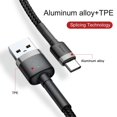 thumbnail image 4 of Baseus Long USB C Cable, Android Phone Charging and Data Sync Cord, Metal TPE, Single Pack, 4 of 11
