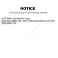 thumbnail image 2 of Transit Auto Front Rear Disc Brake Rotors and Ceramic Pads Kit for Car BMW 328i 323i 325i K8T-101379, 2 of 11
