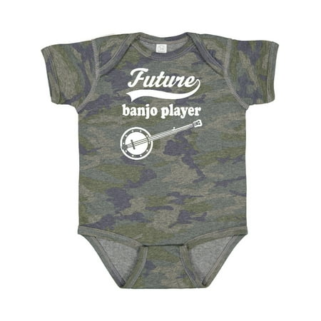 

Inktastic Future Banjo Player Childs Music Gift Baby Boy or Baby Girl Bodysuit