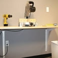 thumbnail image 2 of 2 Pack 15 in x 21 in White Workstation Bracket, 2 of 3