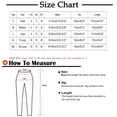 thumbnail image 2 of SDNall Womens Fashion Casual Solid Elastic Waist Trousers Long Straight Pants, 2 of 9