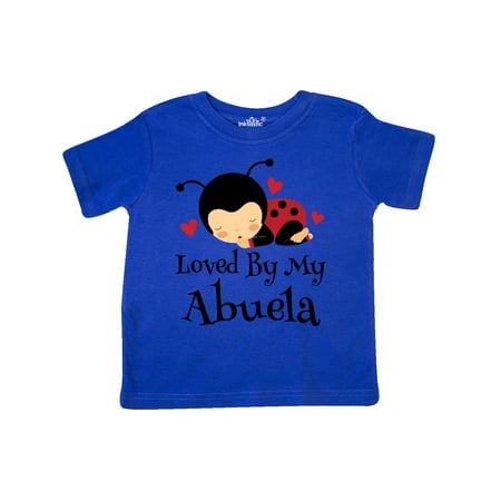 

Inktastic My Abuela Loves Me Ladybug Gift Toddler Boy or Toddler Girl T-Shirt