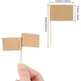 thumbnail image 2 of Blank Toothpick Flags, 100 Pcs Writing Craft Paper Food Label for Garden, Hotel, Buffet, Party, 2 of 8