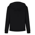 thumbnail image 3 of Pntutb Moda Hombres y Mujeres Casual Bolsillos Impreso Manga Larga Suelta Otoño Blusa Otoño/Invierno Sudadera Oscura Pntutb Pntutb-5941, 3 of 5