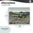 thumbnail image 4 of Stupell Industries Cottage Windblown Meadow Blooms White Framed Giclee Art, 14 x 11, by Lee Ann Zirbes, 4 of 8
