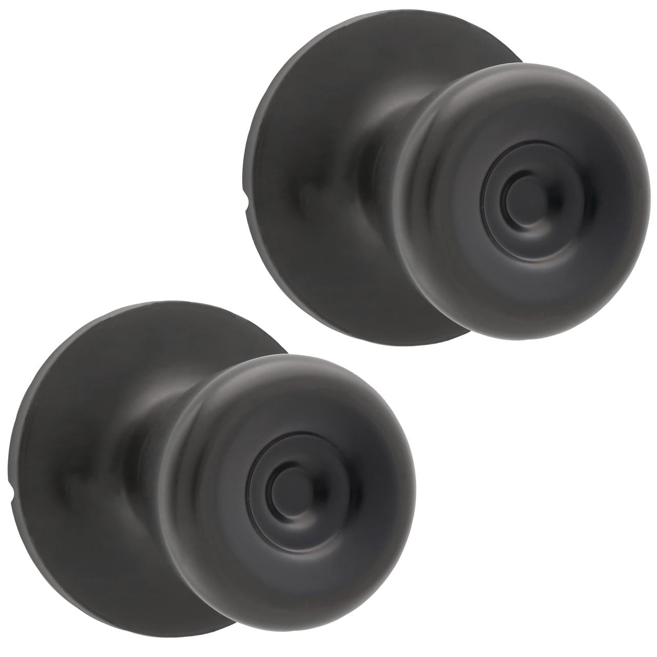 Lokhaus Passage Tulip Doorknob Matte Black Twin Size