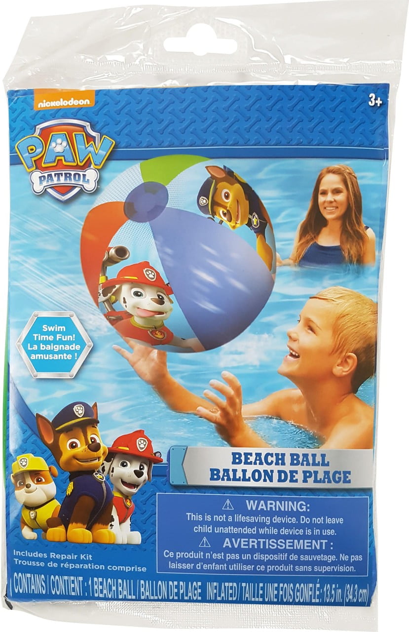 Paw Patrol Beach Ball PVC Inflatable Playball Toy Kids Garden Pool Water Holiday 