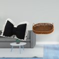 thumbnail image 2 of Cojín De Mimbre Moderno Con Lazo Para Sofá Y Cesta De Frutas Ovalada, Cómodo Cojín Para Mesita De Noche, Para Estudio, Oficina, Silla, Estilo Rústico, Interior, Bandeja Organizadora De, 2 of 8