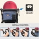 thumbnail image 5 of Bolsa De Almacenamiento Para Cochecito De Bebé, Bolsa Colgante Universal Para Cochecito De Bebé, Bolsa De Pañales Para Cochecito De Gran Capacidad Con Correa Para El Hombro seitruly BA000525-00, 5 of 7